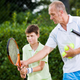 Illustration for article titled Tennis Instructor Mentoring Young Player Sees Potential In Parents’ Incomeem/em